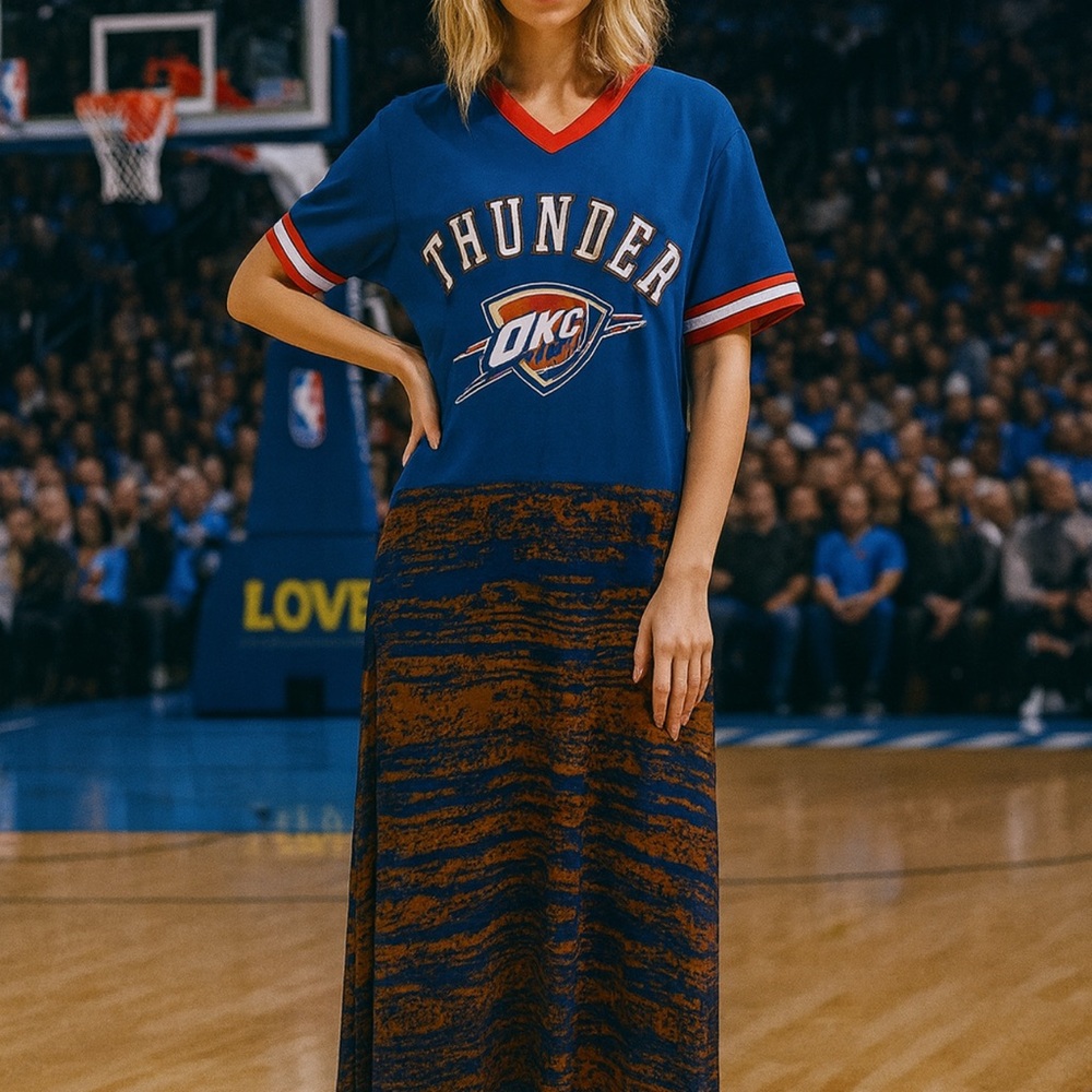 Thunder / Westbrook fan original dress L